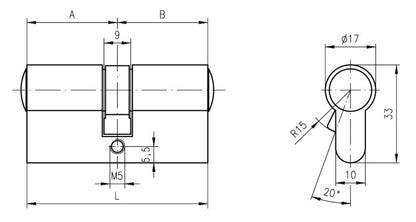 Doppelzylinder DOM ix Twido