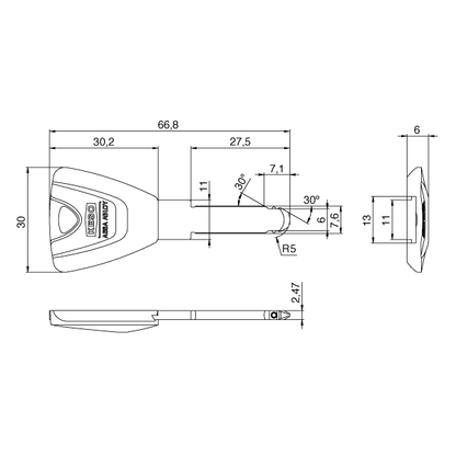 Knaufzylinder ASSA ABLOY KESO 8000 Omega² / Alle Varianten