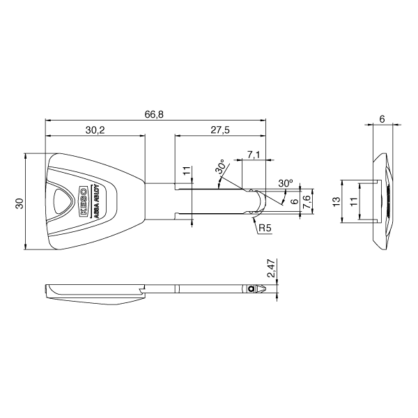 Halbzylinder ASSA ABLOY KESO 8000 Omega² / Alle Varianten