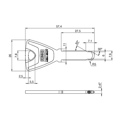 Doppelzylinder ASSA ABLOY KESO 8000 Omega² / Alle Varianten